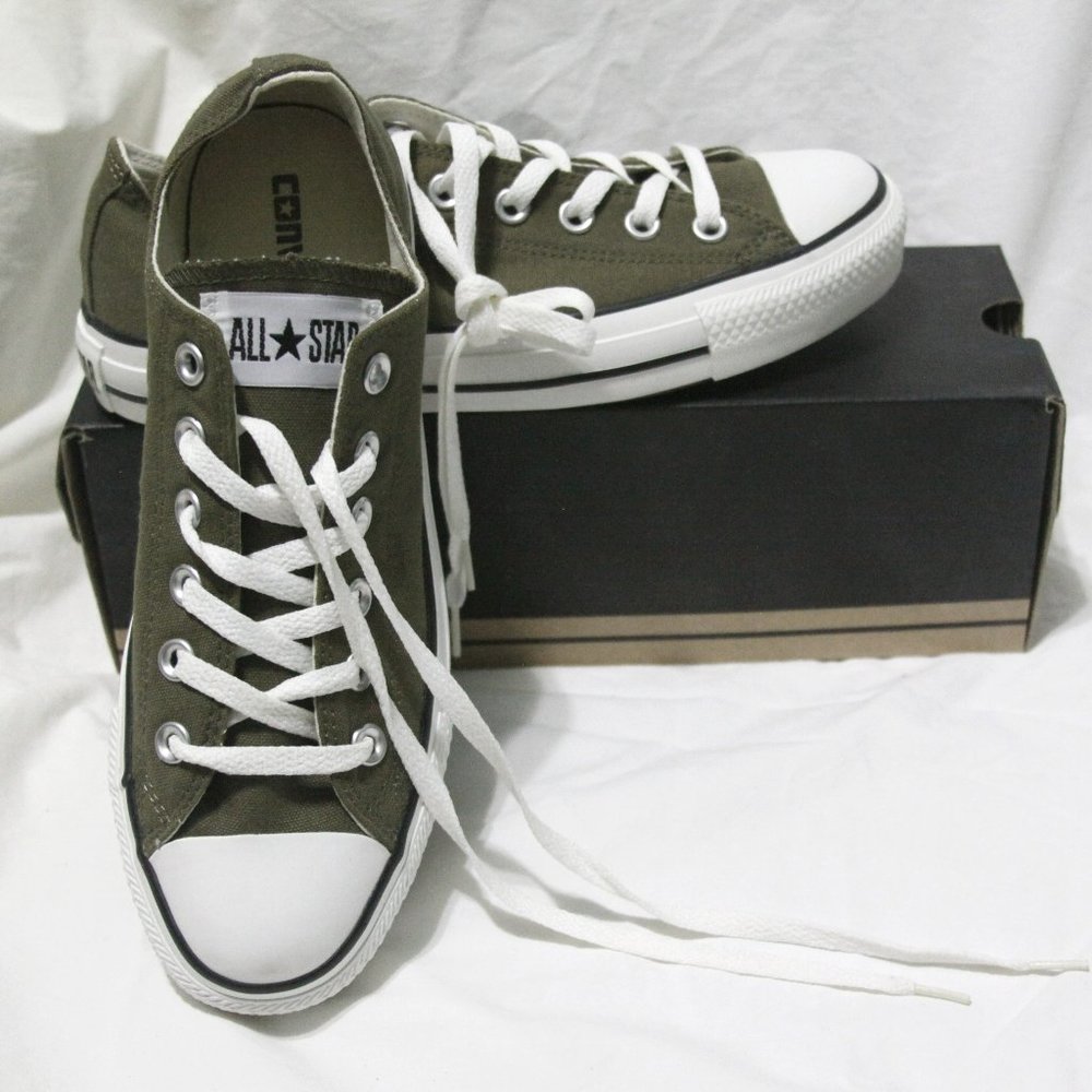 Converse All Star Low Top Olive Women 8/Men 6